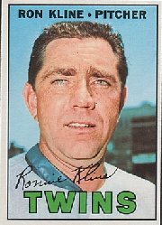 1967 Topps Baseball Cards      133     Ron Kline